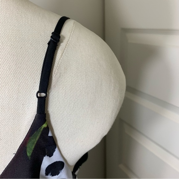 CLOVER Canyon Multi Media Colorful Tropical Print Flowy Shorts Romper V Neck L - Picture 8 of 11